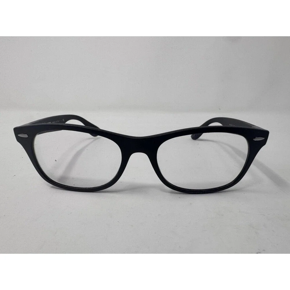 Ray-Ban LITEFORCE RB7032 Eyeglass Frames Only 52-17-145 Black 5204 Italy Made